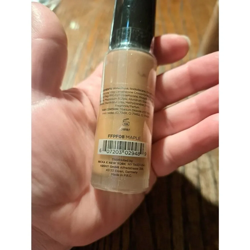 New Lot of 2 Sealed NK Makeup Perfection Liquid Foundation FFPF08 Maple